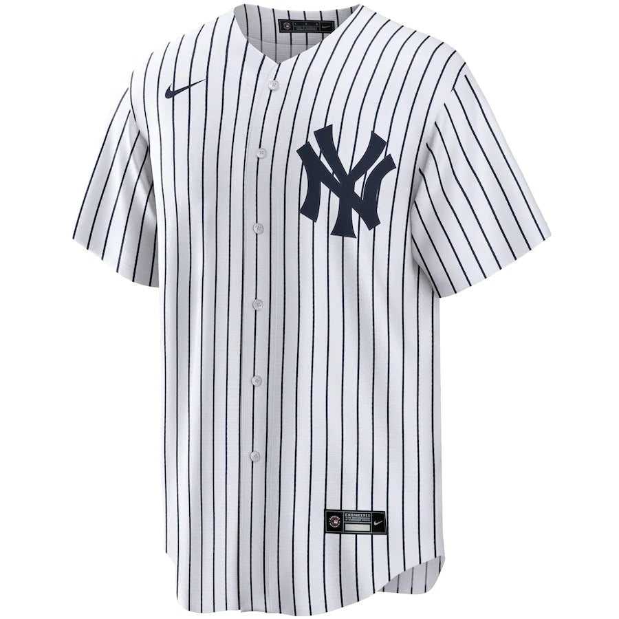 Men's New York Yankees Aaron Judge Nike White Home Replica Player Name Jersey