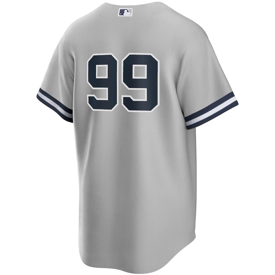 Men's New York Yankees Aaron Judge Nike Gray Road Replica Player Name Jersey