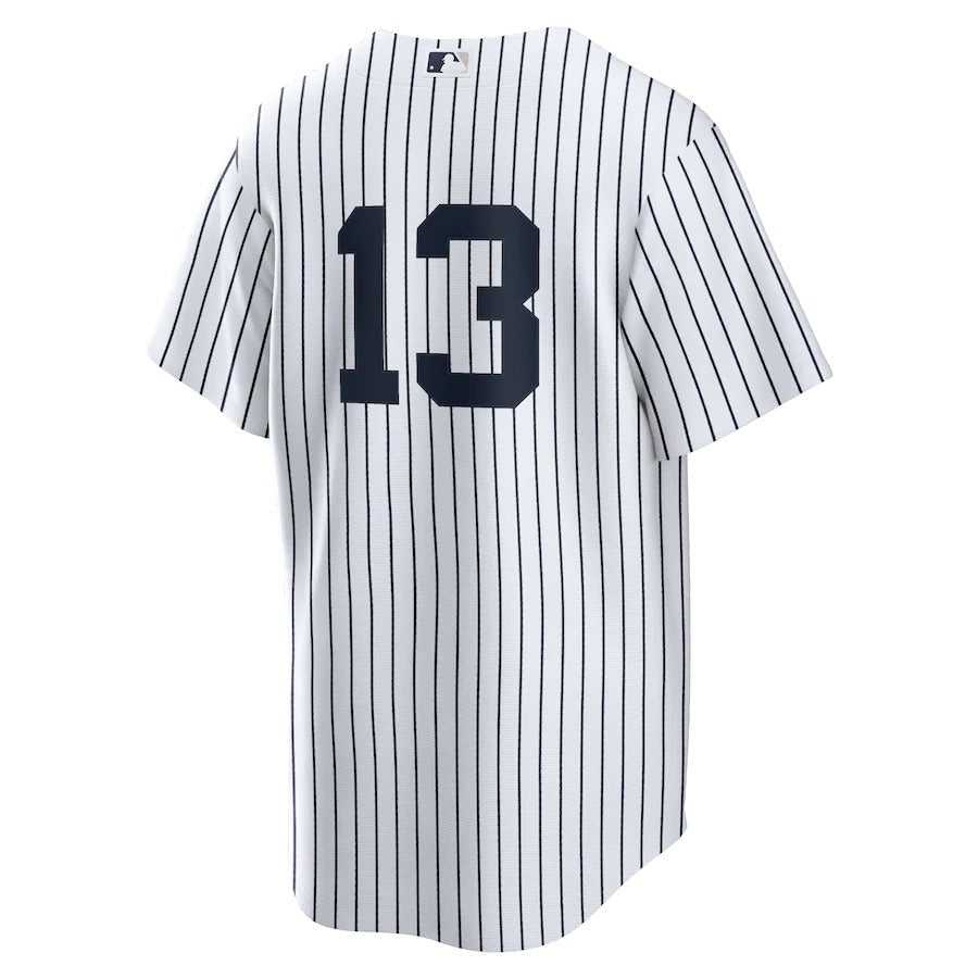 Men's New York Yankees Joey Gallo Nike White/Navy Home Replica Player Jersey