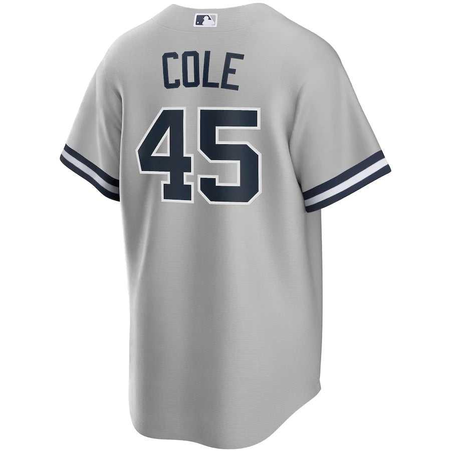 Men's New York Yankees Gerrit Cole Nike Gray Road Replica Player Name Jersey