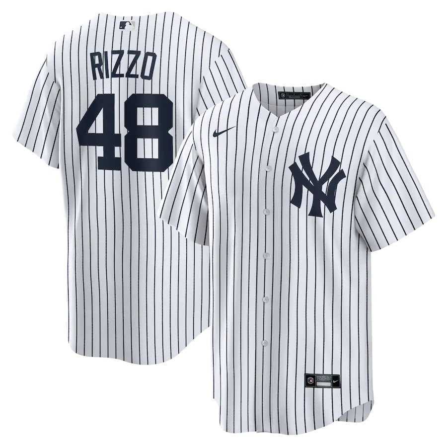 Men's New York Yankees Anthony Rizzo Nike White Home Official Replica Player Jersey