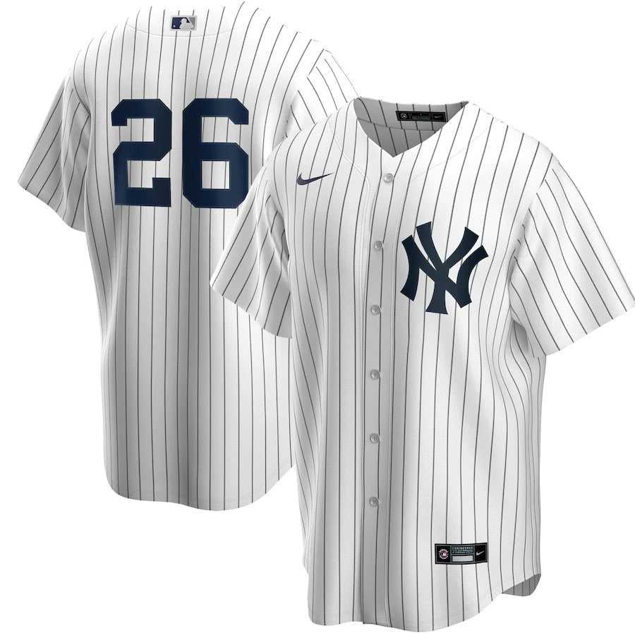 Men's New York Yankees DJ LeMahieu Nike White Home Replica Player Name Jersey