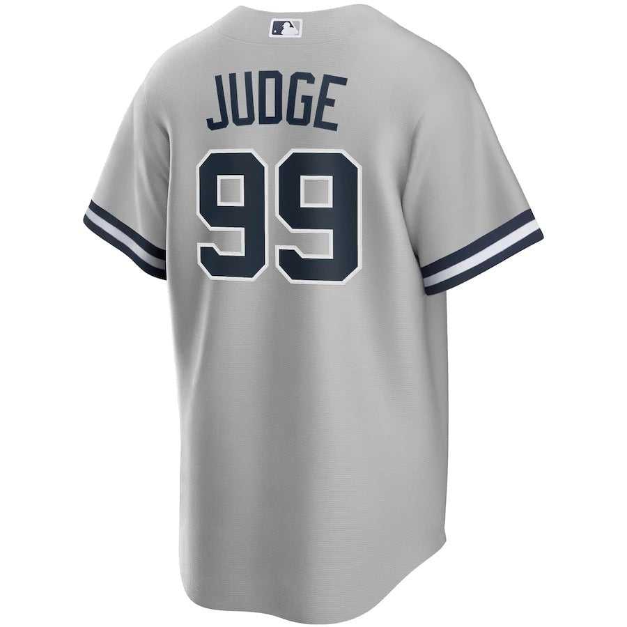 Men's New York Yankees Aaron Judge Nike Gray Road Replica Player Name Jersey