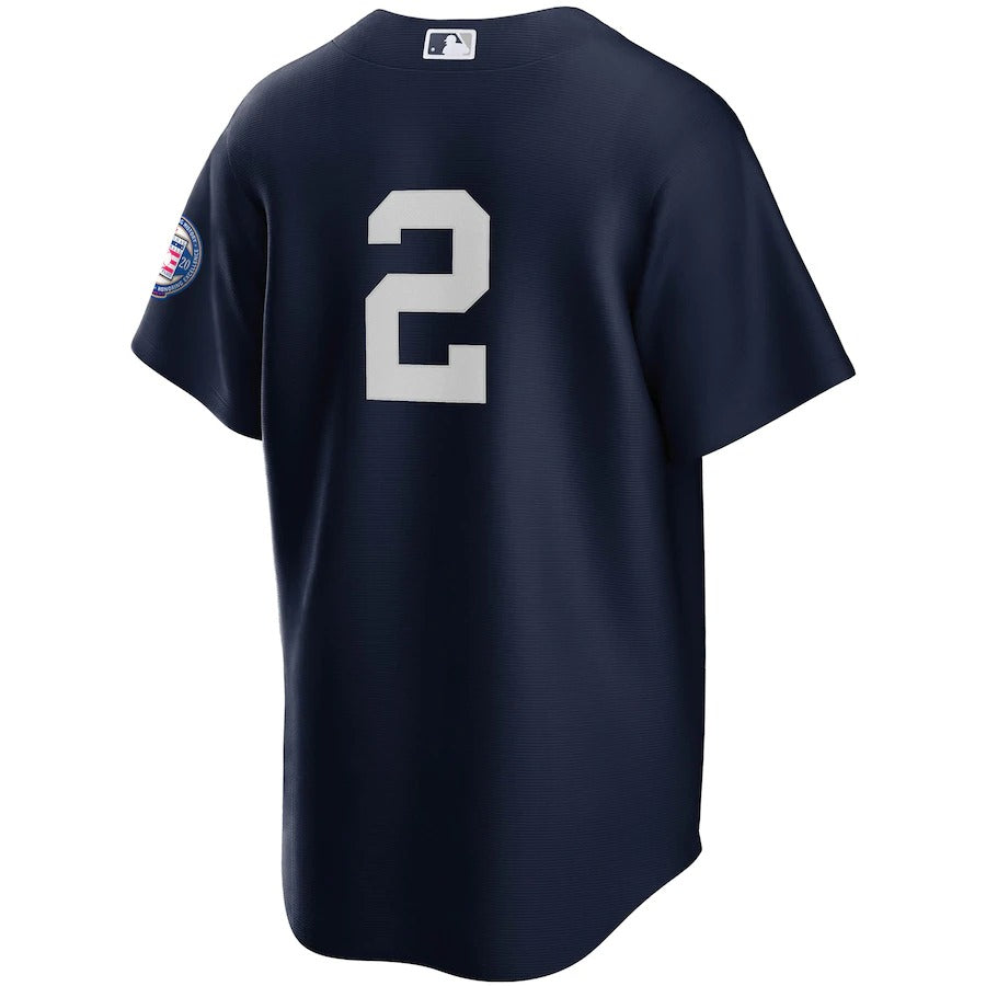 Men's New York Yankees Derek Jeter Nike Navy 2020 Hall of Fame Induction Alternate Replica Player Jersey