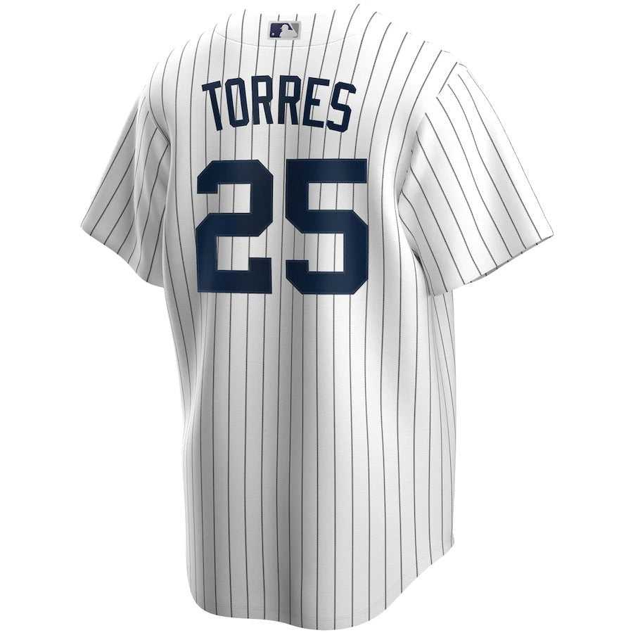 Men's New York Yankees Gleyber Torres Nike White Home Replica Player Name Jersey