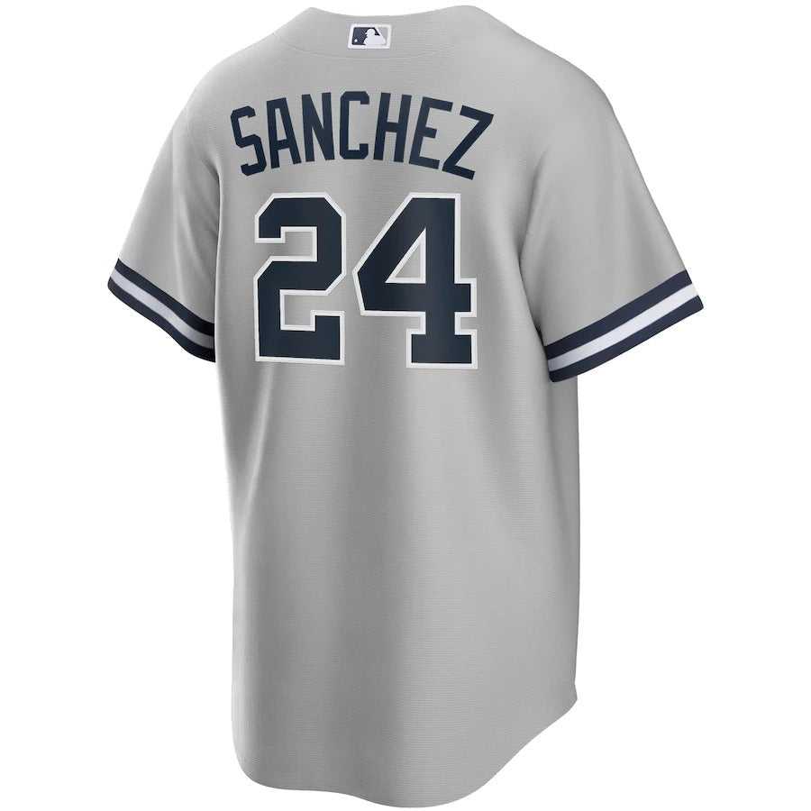 Men's New York Yankees Gary Sanchez Nike Gray Road Replica Player Name Jersey