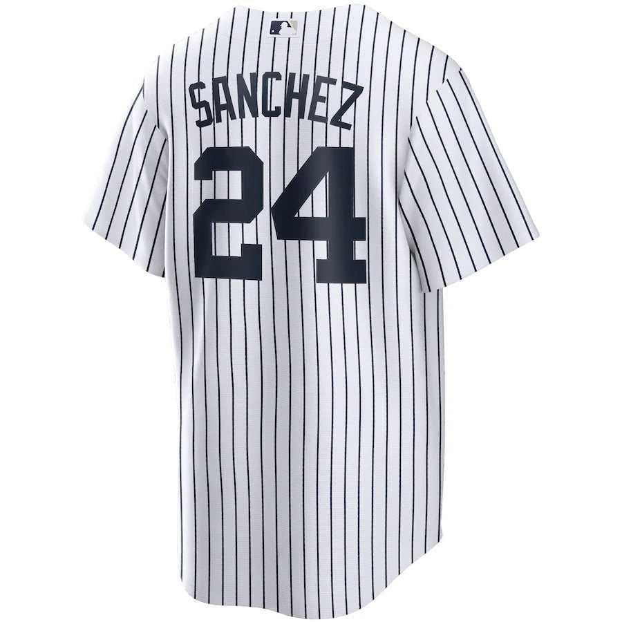 Men's New York Yankees Gary Sanchez Nike White Home Replica Player Name Jersey