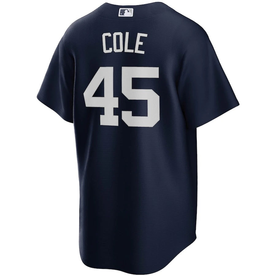 Men's New York Yankees Gerrit Cole Nike Navy Alternate Replica Player Name Jersey