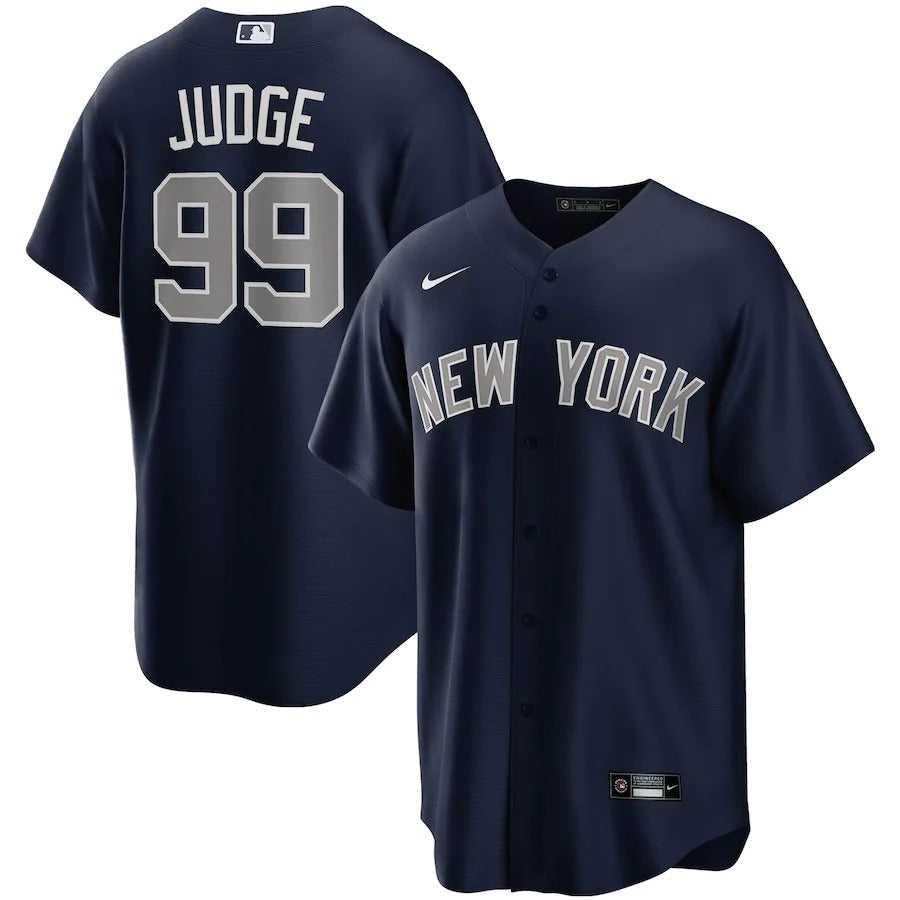 Men's New York Yankees Aaron Judge Nike Navy Alternate Replica Player Name Jersey