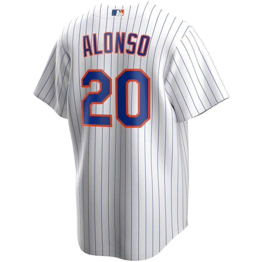 Men's New York Mets Pete Alonso Nike White Home Replica Player Name Jersey