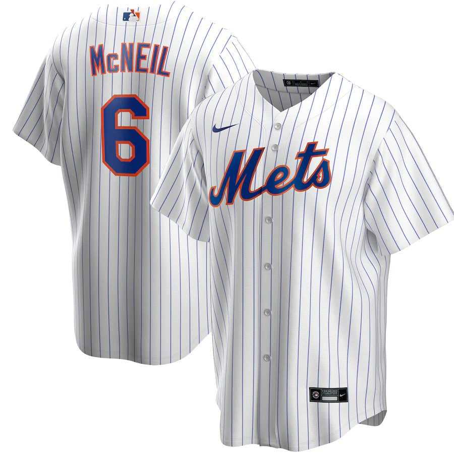 Men's New York Mets Jeff McNeil Nike White Home Replica Player Name Jersey