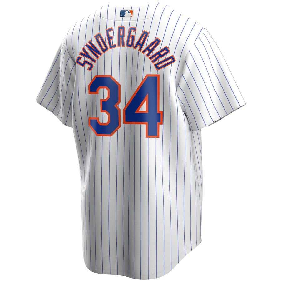 Men's New York Mets Noah Syndergaard Nike White Home Replica Player Name Jersey
