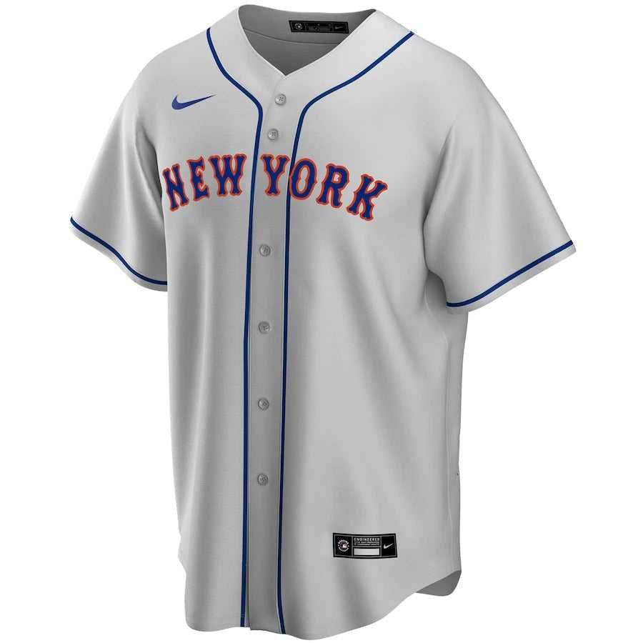 Men's New York Mets Nike Gray Road Replica Team Jersey