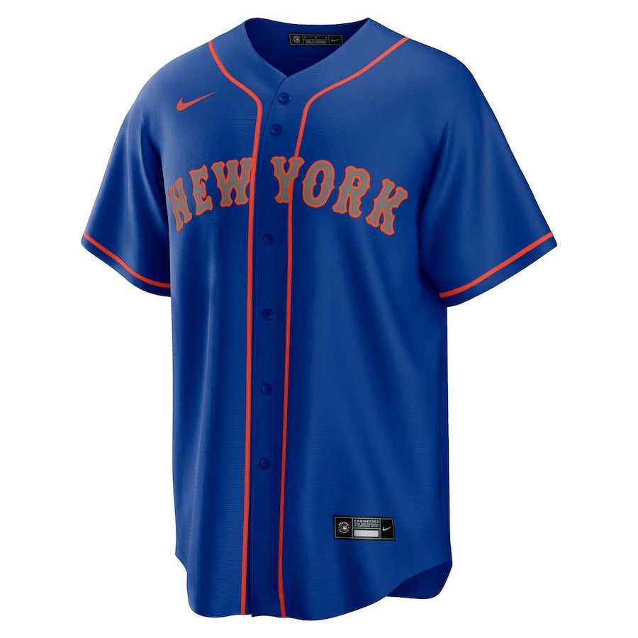Men's New York Mets Nike Royal Alternate Replica Team Wordmark Jersey