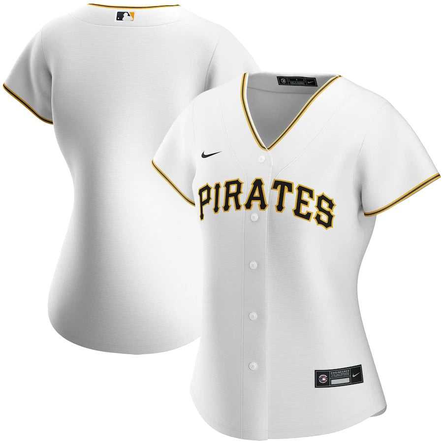 Women's Pittsburgh Pirates Nike White Home Replica Team Jersey
