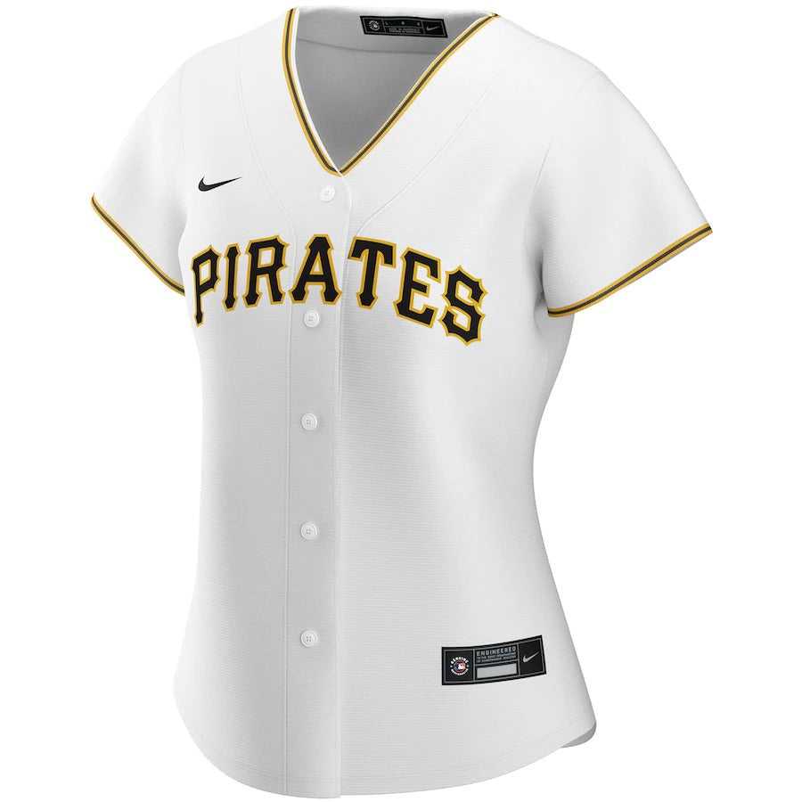 Women's Pittsburgh Pirates Nike White Home Replica Team Jersey