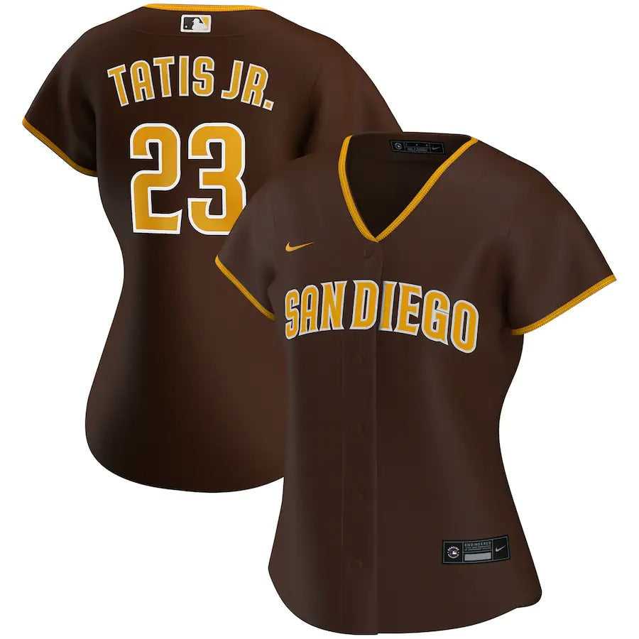 Women's San Diego Padres Fernando Tatís Jr. Nike Brown Road Replica Player Jersey