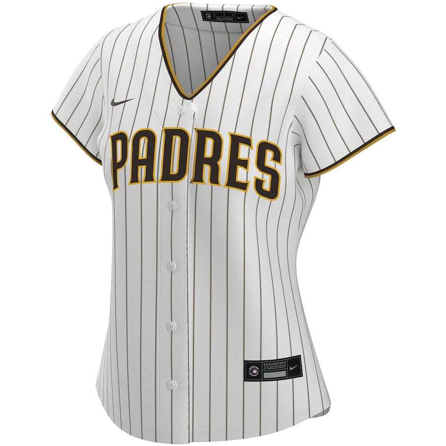 Women's San Diego Padres Manny Machado Nike White/Brown Home Replica Player Jersey