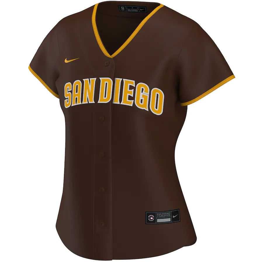 Women's San Diego Padres Manny Machado Nike Brown Road Replica Player Jersey