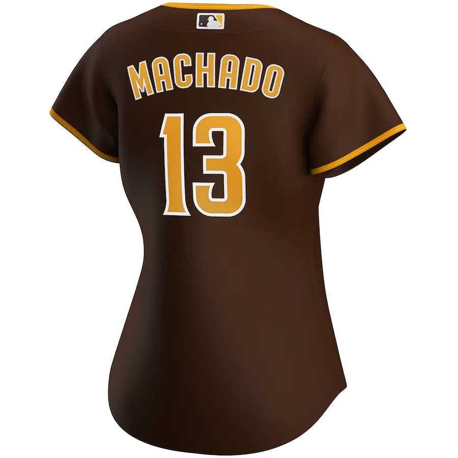 Women's San Diego Padres Manny Machado Nike Brown Road Replica Player Jersey
