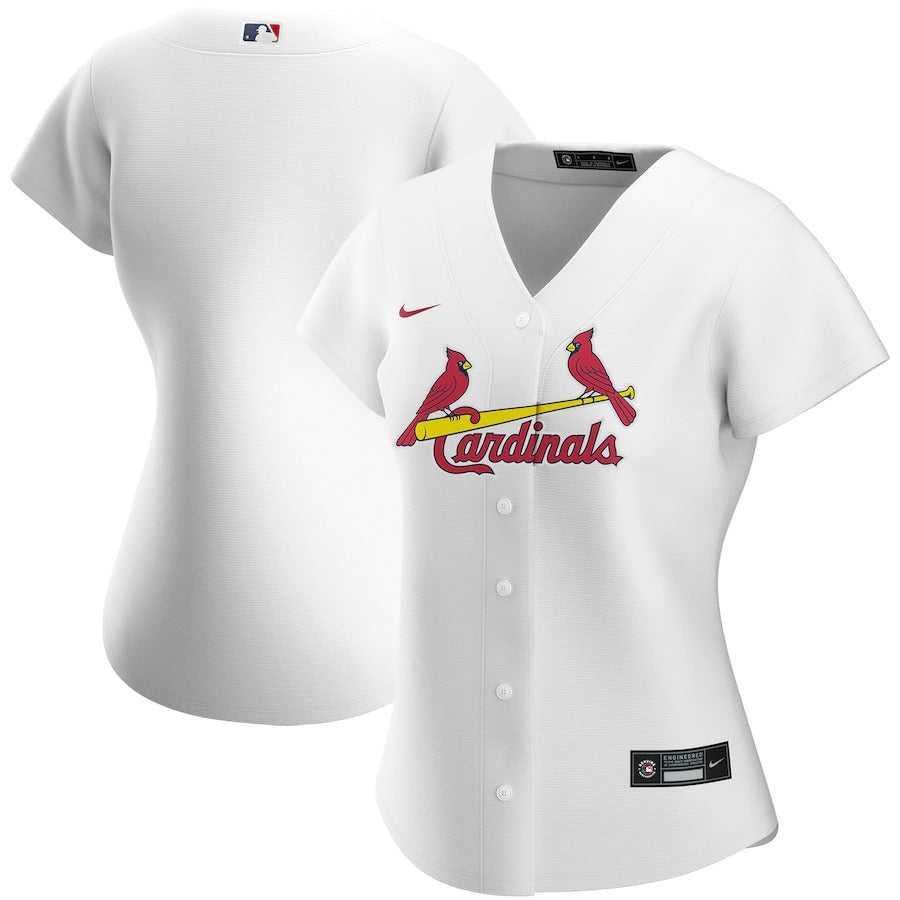 Women's St. Louis Cardinals Nike White Home Replica Team Jersey