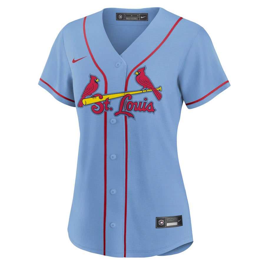 Women's St. Louis Cardinals Paul DeJong Nike Light Blue Alternate Replica Player Jersey