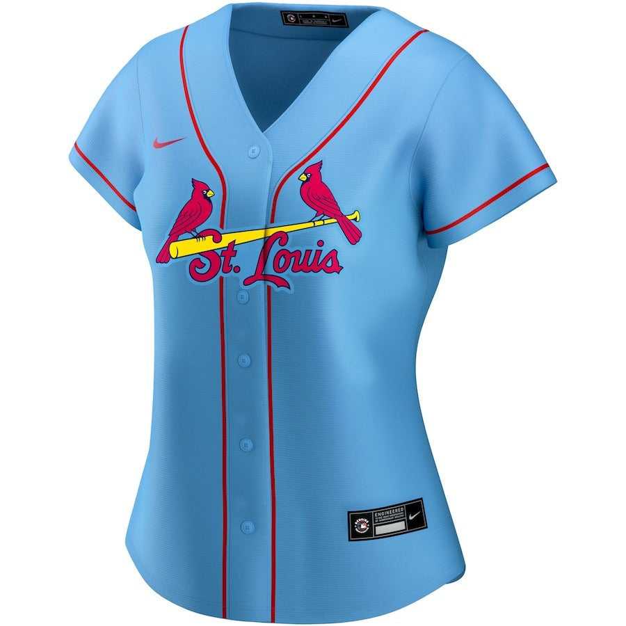 Women's St. Louis Cardinals Nolan Arenado Nike Light Blue Alternate Replica Player Jersey