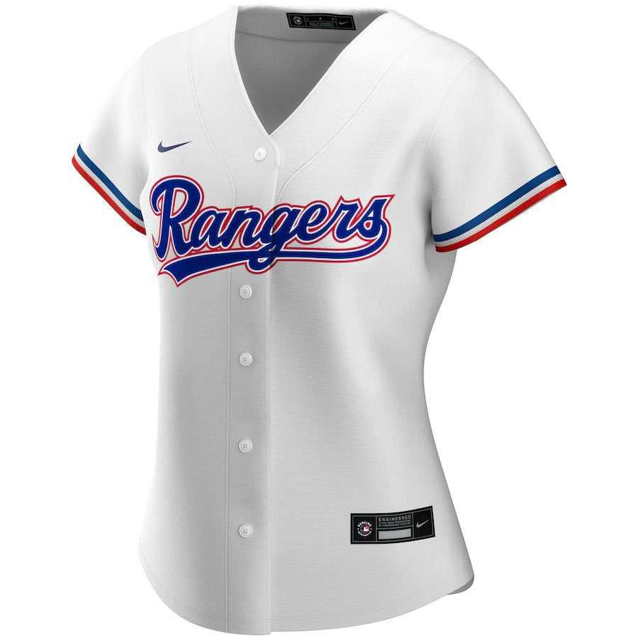 Women's Texas Rangers Rougned Odor Nike White Home Replica Player Jersey