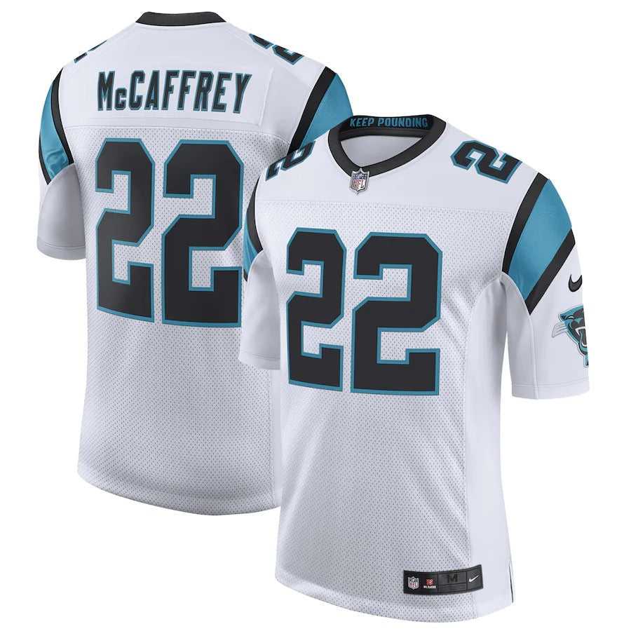 Men's Carolina Panthers Christian McCaffrey Nike Black Classic Limited Jersey