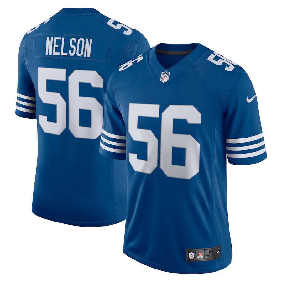 Men's Indianapolis Colts Quenton Nelson Nike Royal Alternate Vapor Limited Jersey