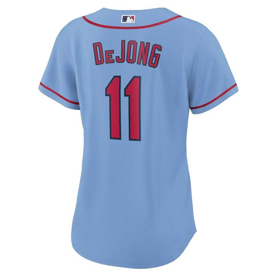 Women's St. Louis Cardinals Paul DeJong Nike Light Blue Alternate Replica Player Jersey