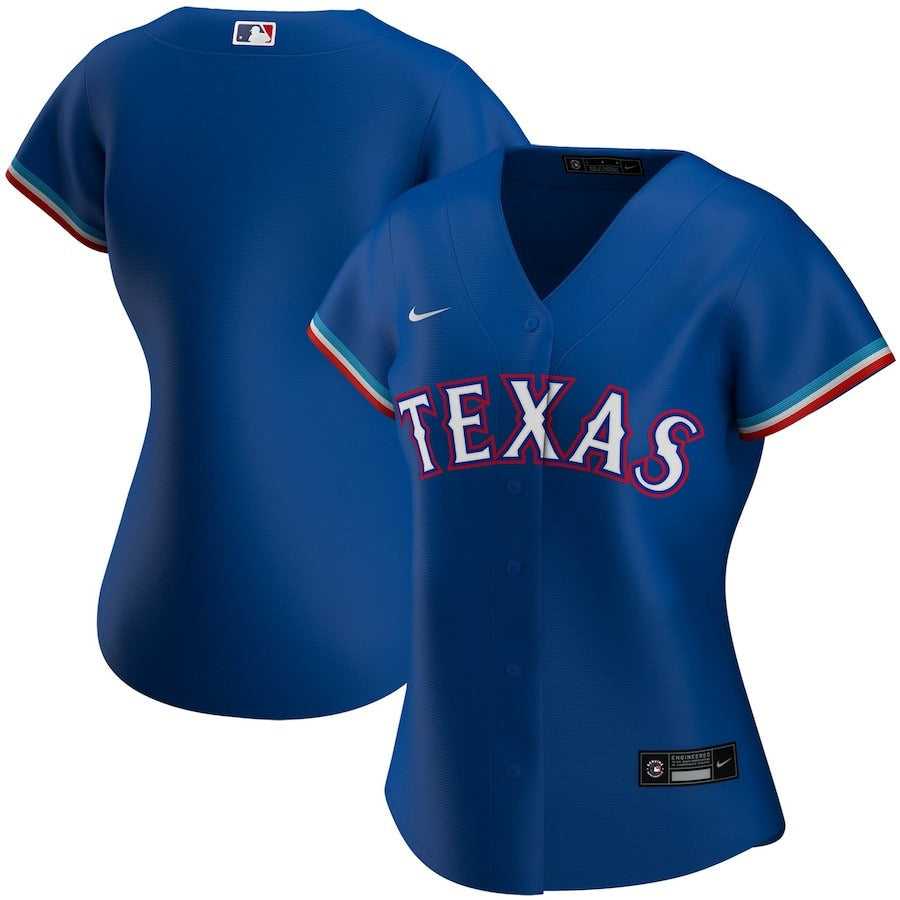 Women's Texas Rangers Nike Royal Alternate Replica Team Jersey