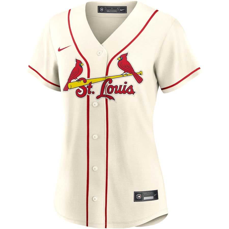 Women's St. Louis Cardinals Nolan Arenado Nike Cream Alternate Replica Player Jersey
