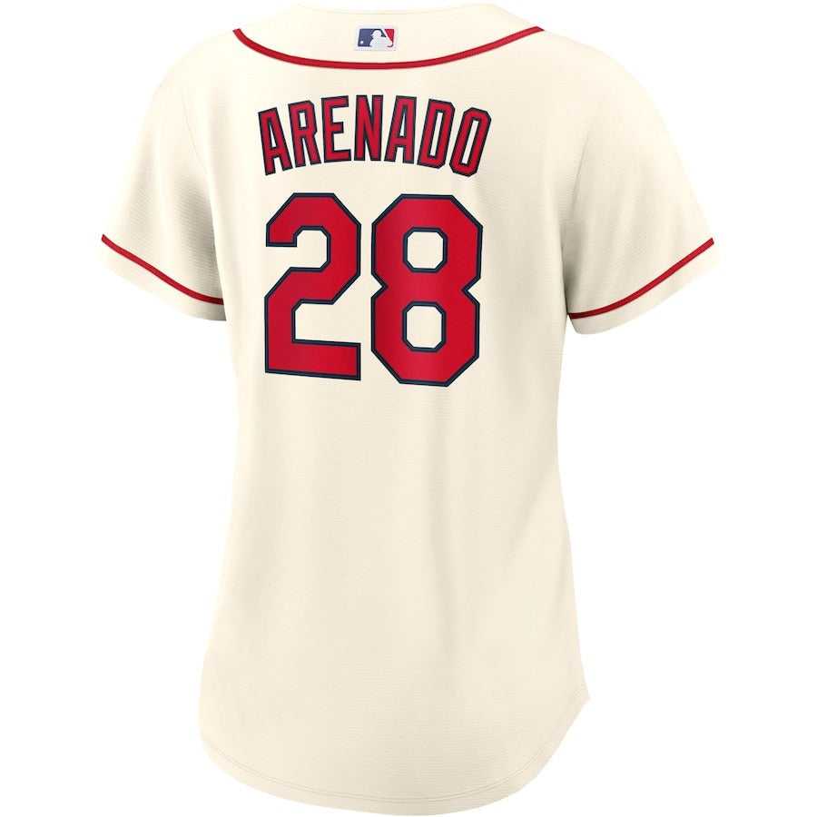 Women's St. Louis Cardinals Nolan Arenado Nike Cream Alternate Replica Player Jersey