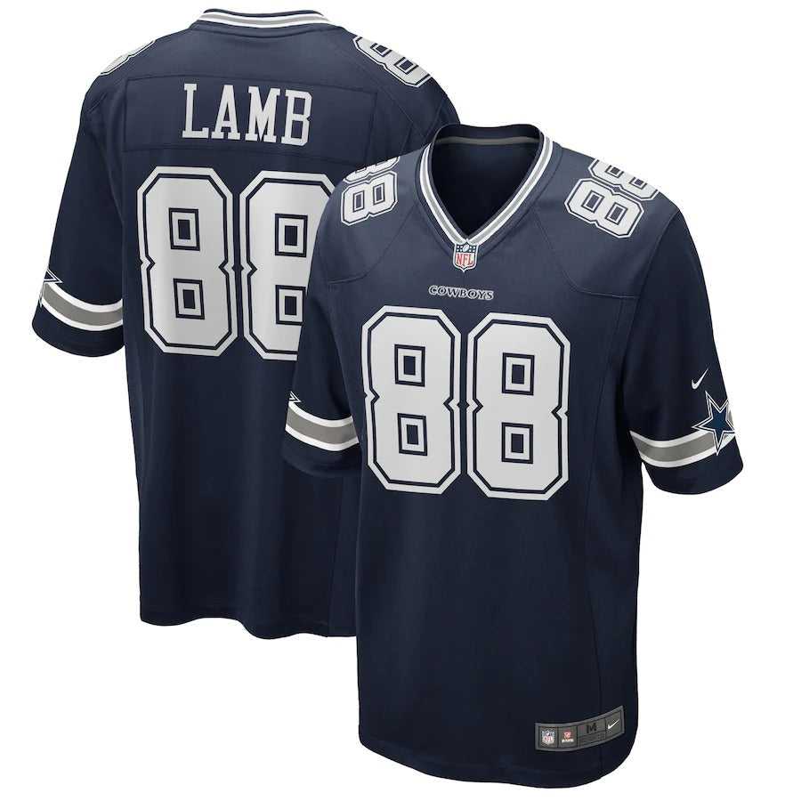 Men's Dallas Cowboys Nike Navy Custom Game Jersey