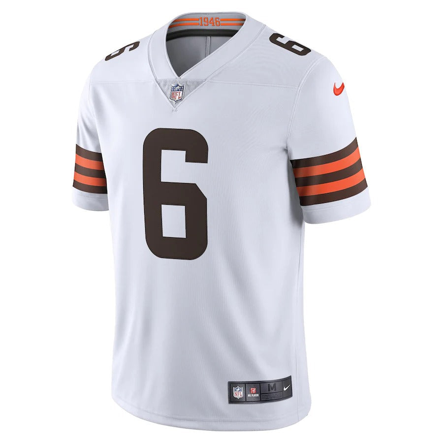 Men's Cleveland Browns Baker Mayfield Nike White Vapor Limited Jersey