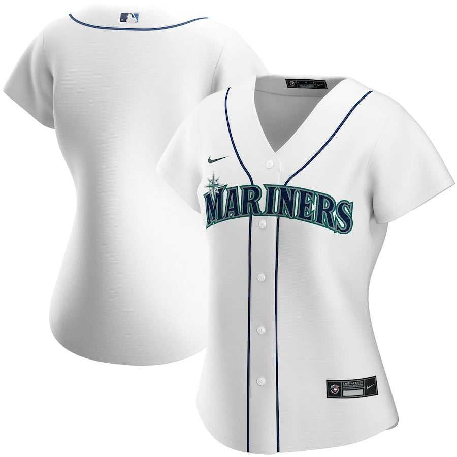 Women's Seattle Mariners Nike White Home Replica Team Jersey