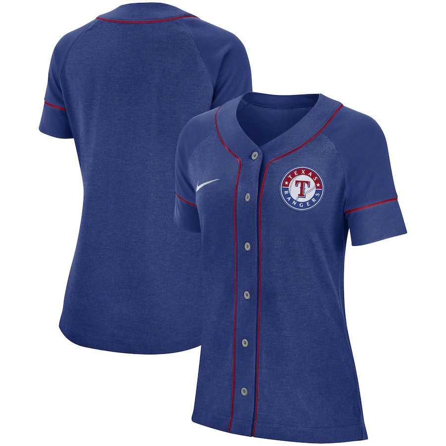 Women's Texas Rangers Nike Royal Classic Baseball Jersey