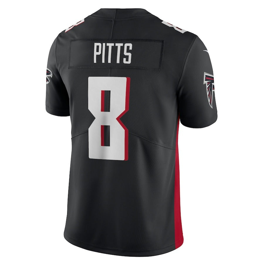 Men's Atlanta Falcons Kyle Pitts Nike Black Vapor Limited Jersey